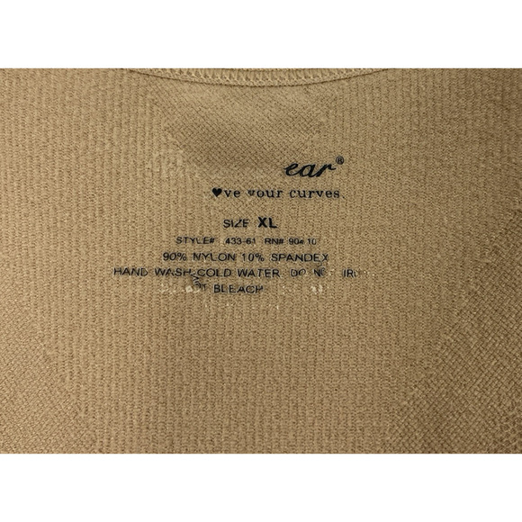 Womens Tank Top Size XL Tummy Control Cami Beige Shapewear - Picture 3 of 9